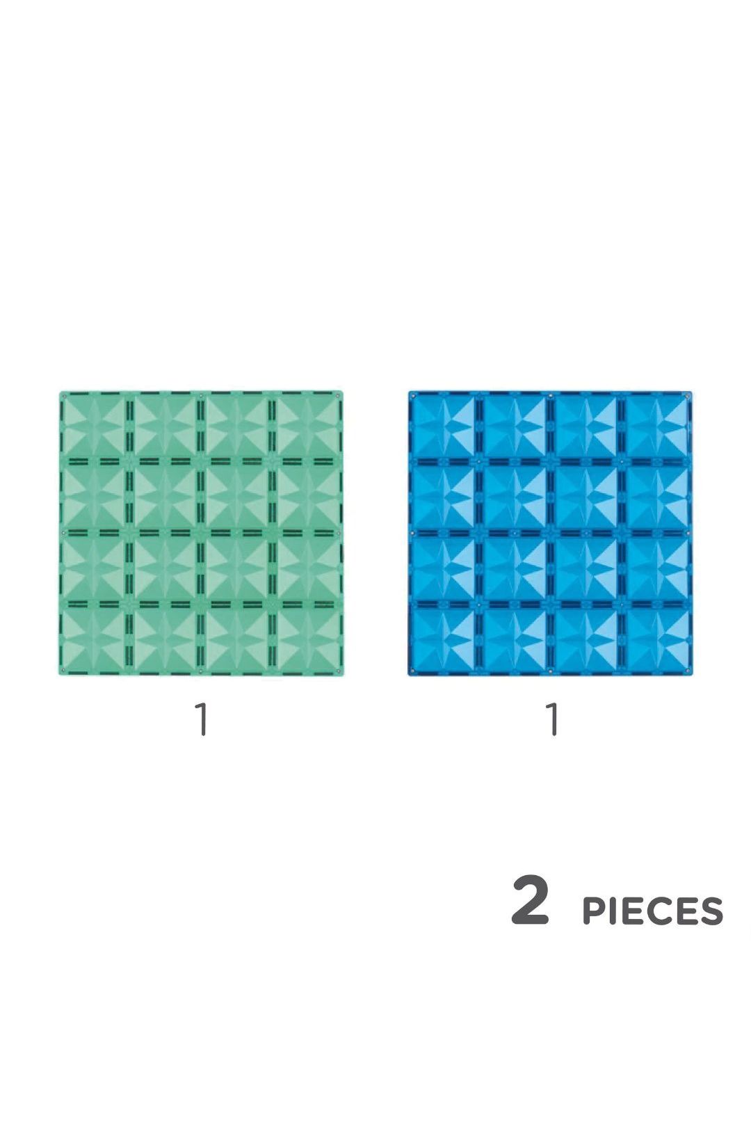 Big Plates Blue Green | 2 Stuks van Cleverclixx | Kids Conceptstore Le Fanfare