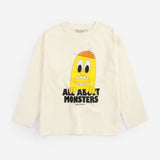 Bigtooth Lemon T-shirt - Offwhite van Bobo Choses | Kids Conceptstore Le Fanfare