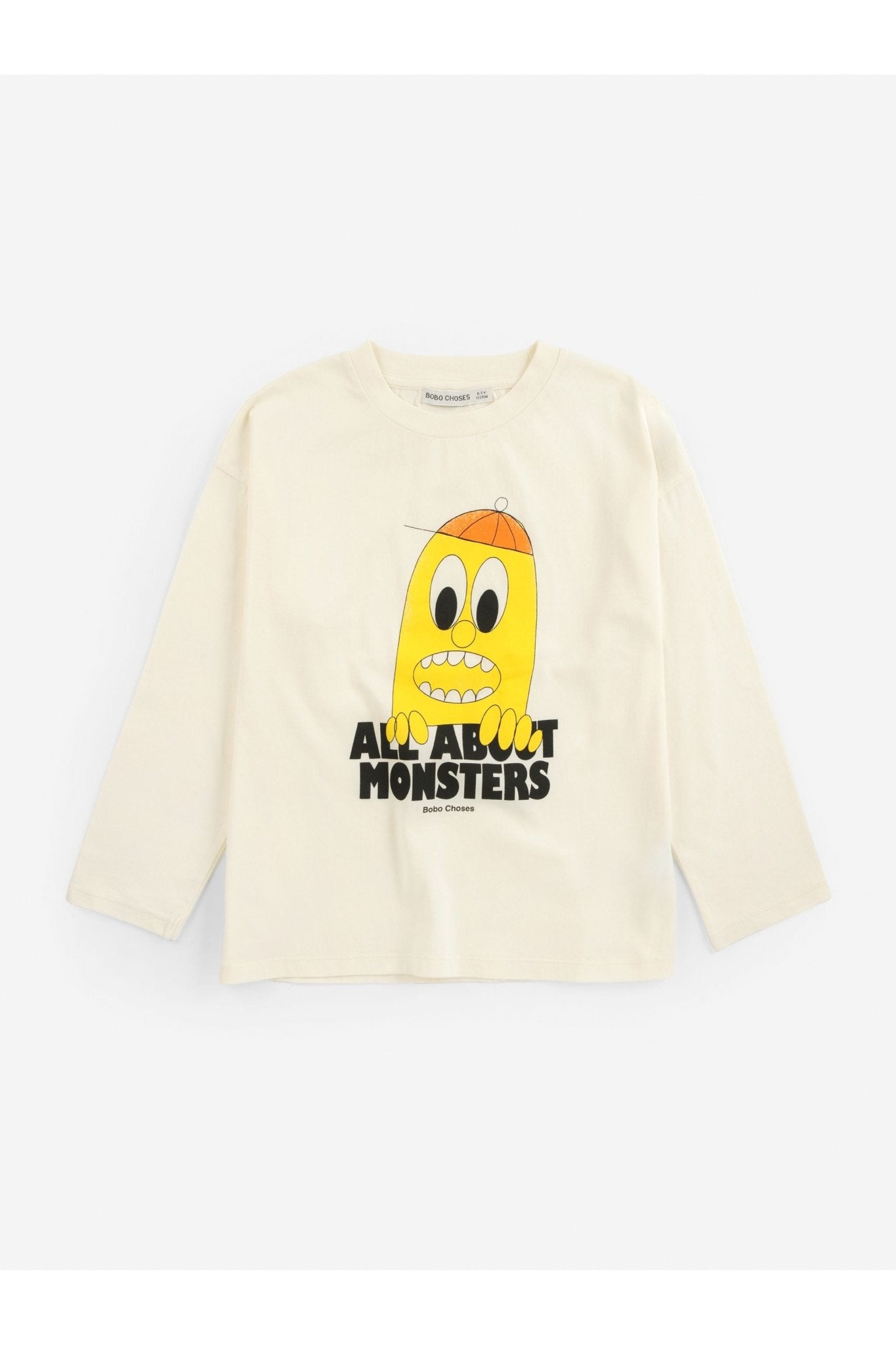 Bigtooth Lemon T-shirt - Offwhite van Bobo Choses | Kids Conceptstore Le Fanfare