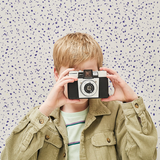 Behang Terrazzo - Kobalt