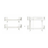Wood Conversion kit 2 Original beds to bunk bed, white