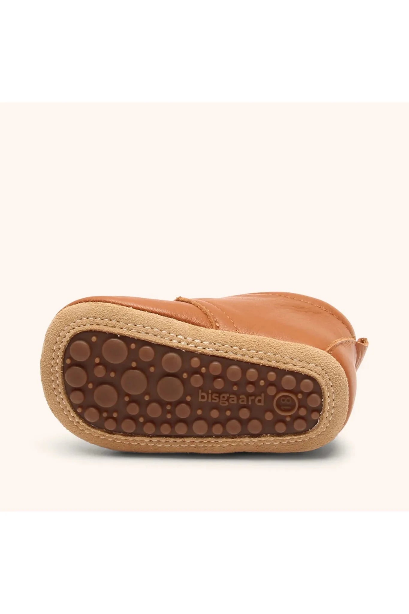 Bisgaard baby star home shoe - cognac van Bisgaard | Kids Conceptstore Le Fanfare