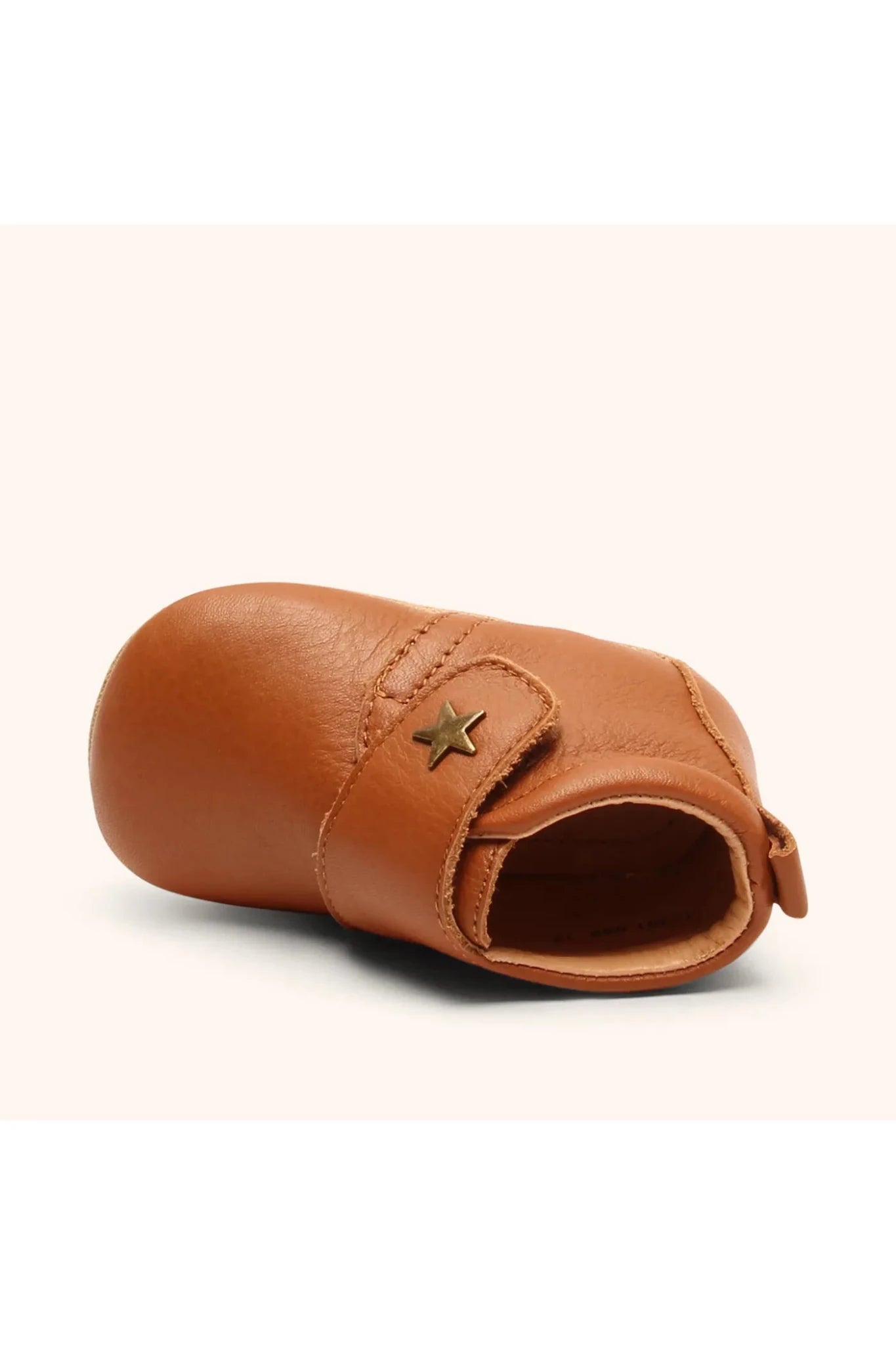 Bisgaard baby star home shoe - cognac van Bisgaard | Kids Conceptstore Le Fanfare
