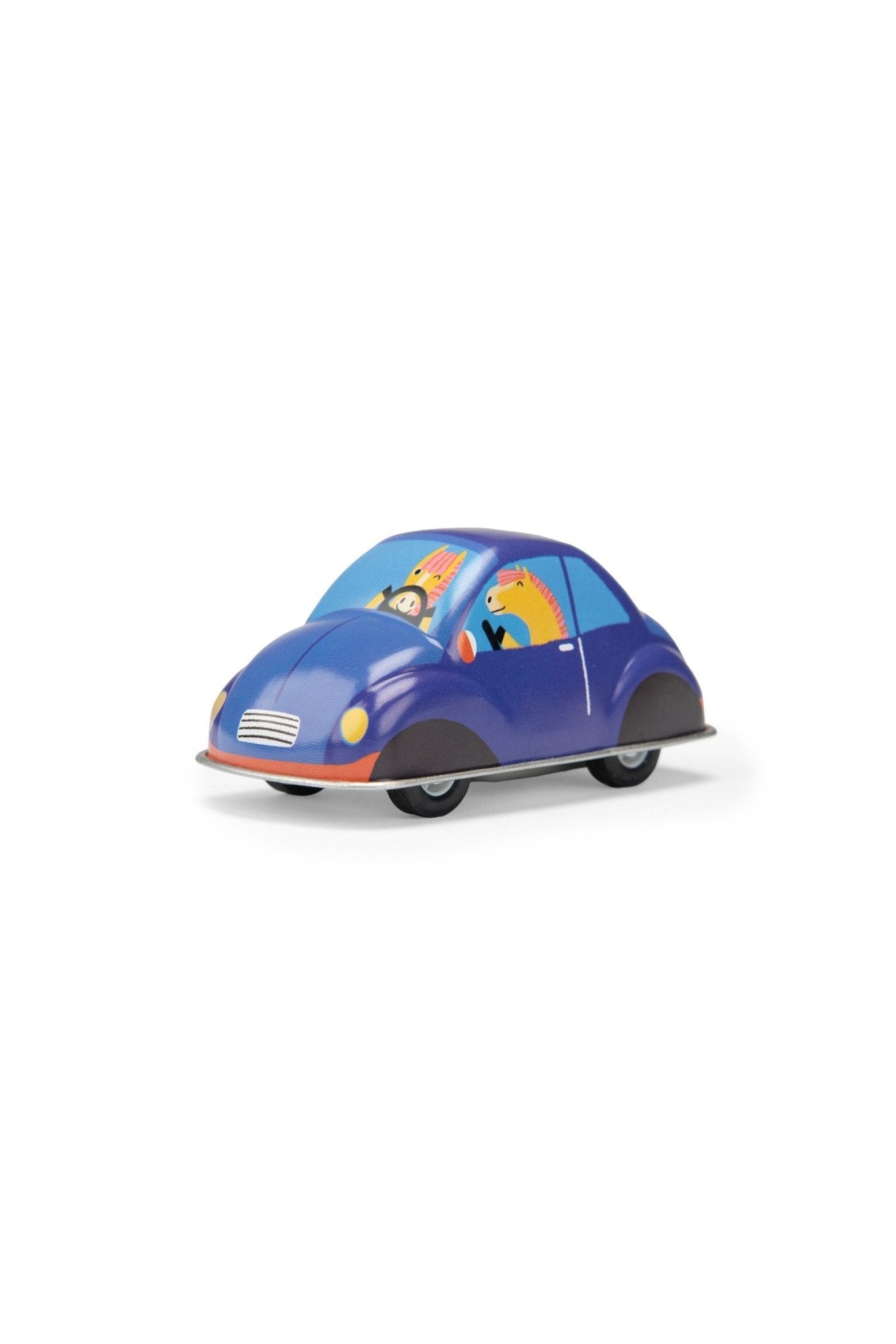 Blauwe frictieauto - Les jouets métal van Moulin Roty | Kids Conceptstore Le Fanfare