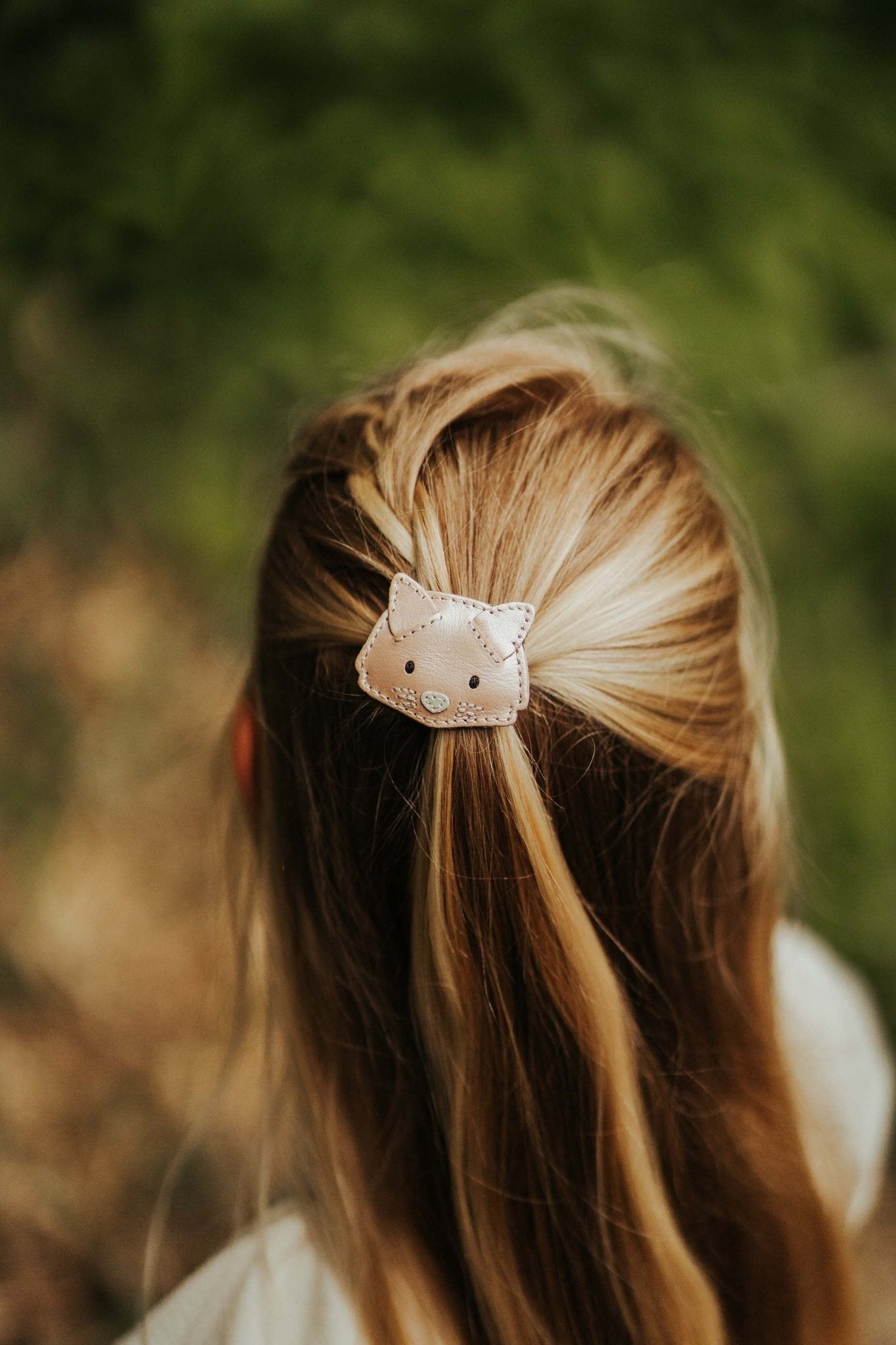 Blinc Clip - Cat - Rose Metallic Leather van Donsje Amsterdam | Kids Conceptstore Le Fanfare
