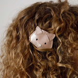 Blinc Clip - Cat - Rose Metallic Leather van Donsje Amsterdam | Kids Conceptstore Le Fanfare