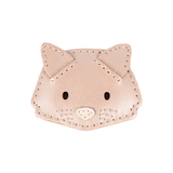 Blinc Clip - Cat - Rose Metallic Leather van Donsje Amsterdam | Kids Conceptstore Le Fanfare