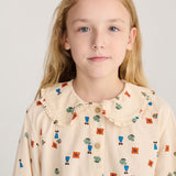 Blossom all over blouse - Offwhite van Bobo Choses | Kids Conceptstore Le Fanfare