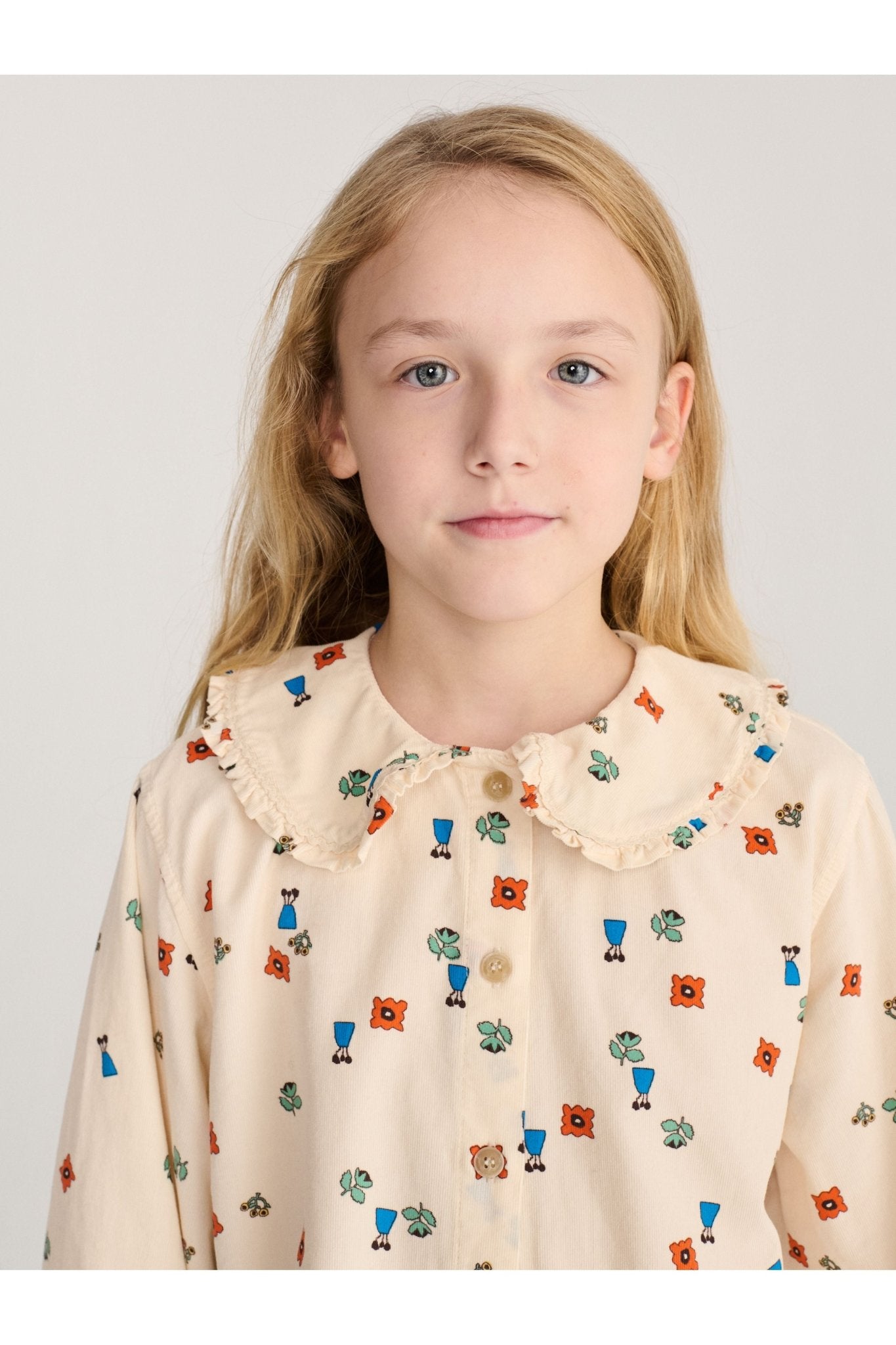 Blossom all over blouse - Offwhite van Bobo Choses | Kids Conceptstore Le Fanfare