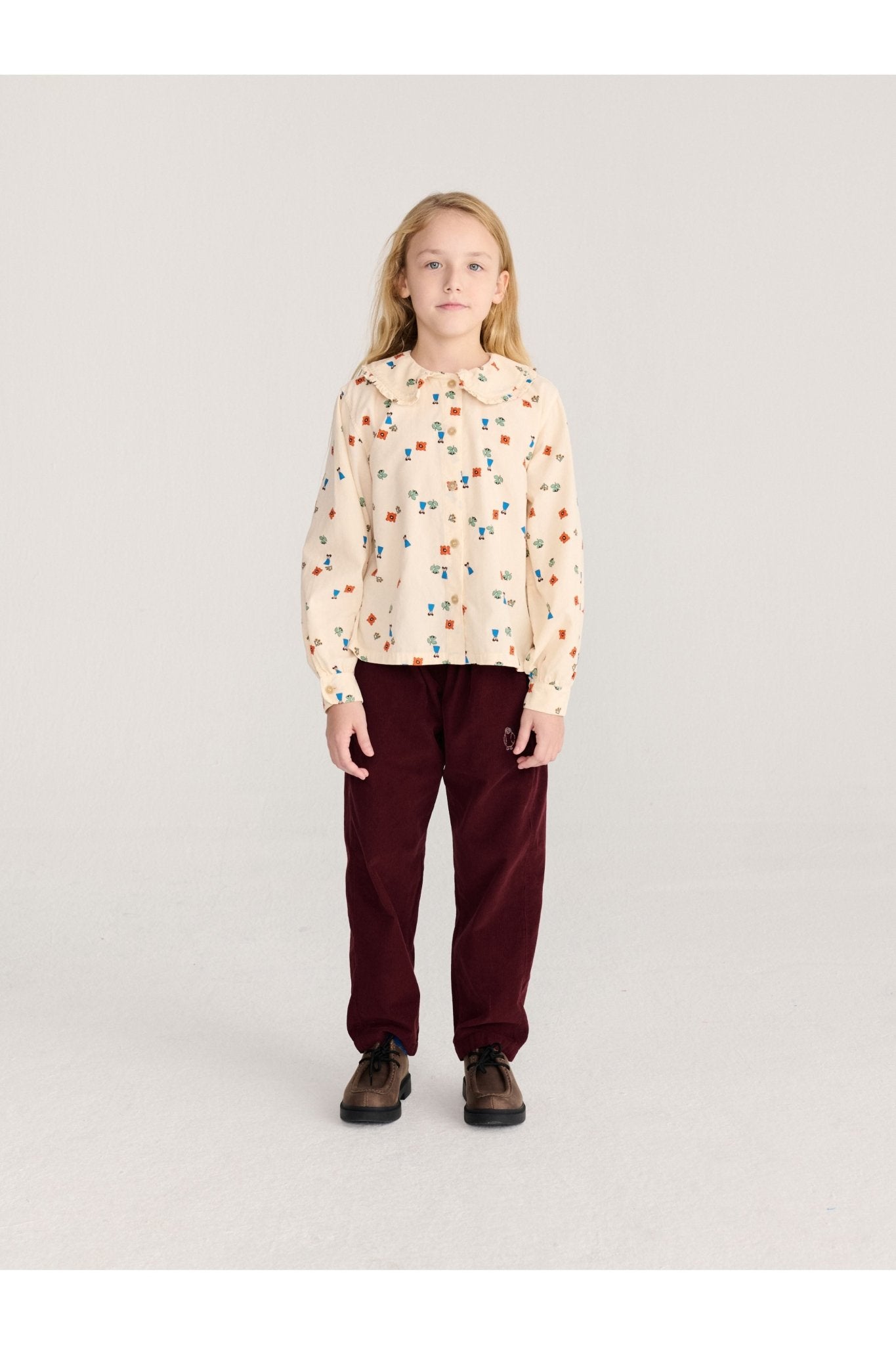 Blossom all over blouse - Offwhite van Bobo Choses | Kids Conceptstore Le Fanfare