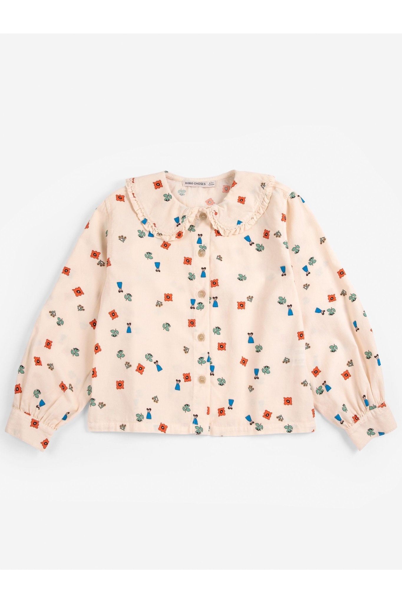 Blossom all over blouse - Offwhite van Bobo Choses | Kids Conceptstore Le Fanfare