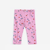 Blossom all over leggings BB - Pink van Bobo Choses | Kids Conceptstore Le Fanfare