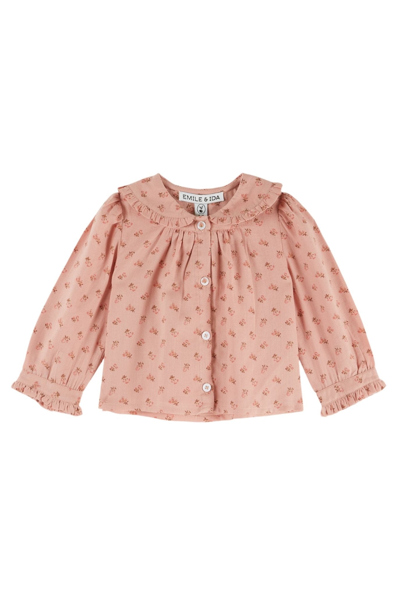 Blouse imprimee col - Rosemary van Emile et Ida | Kids Conceptstore Le Fanfare