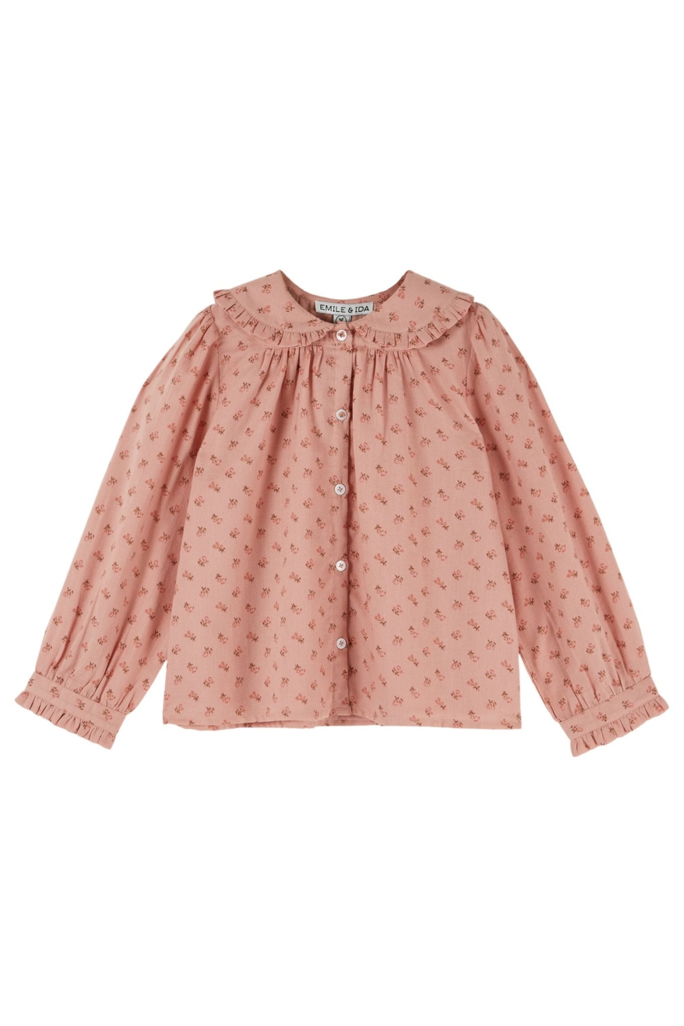 Blouse imprimee col - Rosemary van Emile et Ida | Kids Conceptstore Le Fanfare