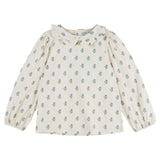 Blouse jersey imp col fleur - Scarlet van Emile et Ida | Kids Conceptstore Le Fanfare