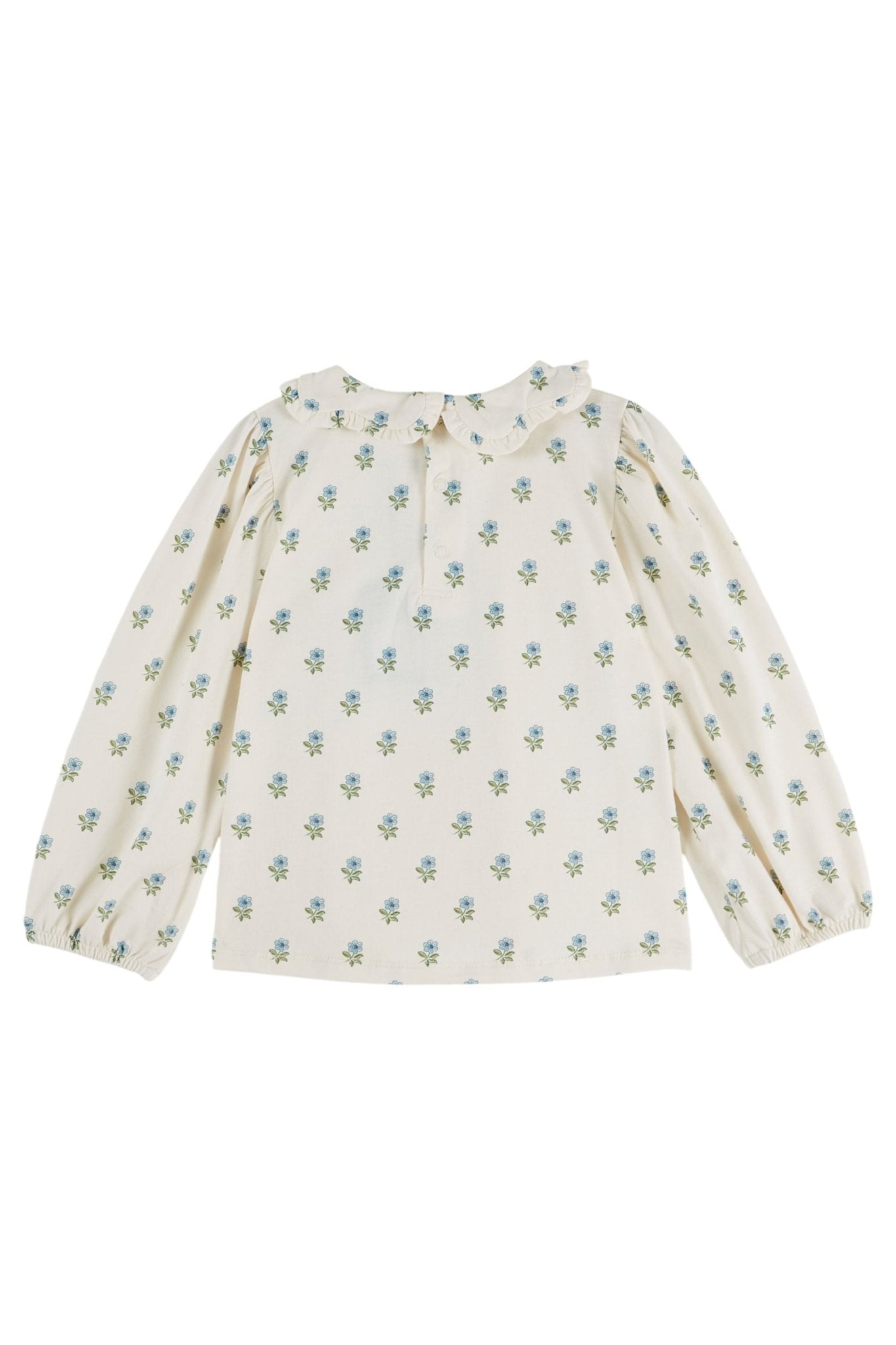 Blouse jersey imp col fleur - Scarlet van Emile et Ida | Kids Conceptstore Le Fanfare