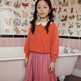 Blouse jersey imp col fleur - Scarlet van Emile et Ida | Kids Conceptstore Le Fanfare
