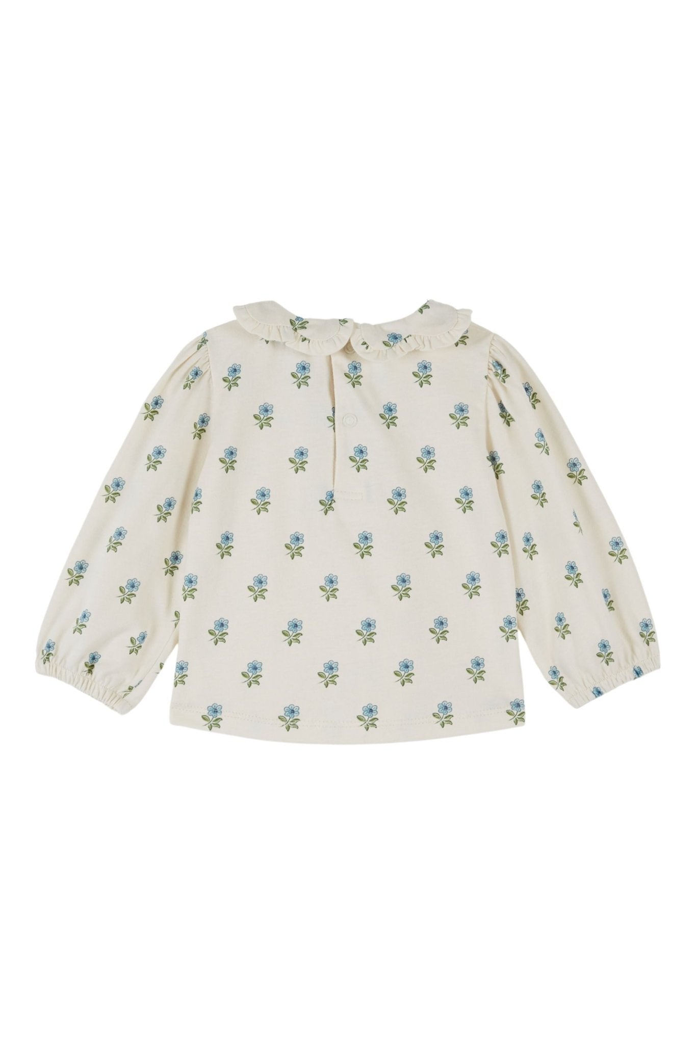 Blouse jersey imp col fleur - Scarlet van Emile et Ida | Kids Conceptstore Le Fanfare