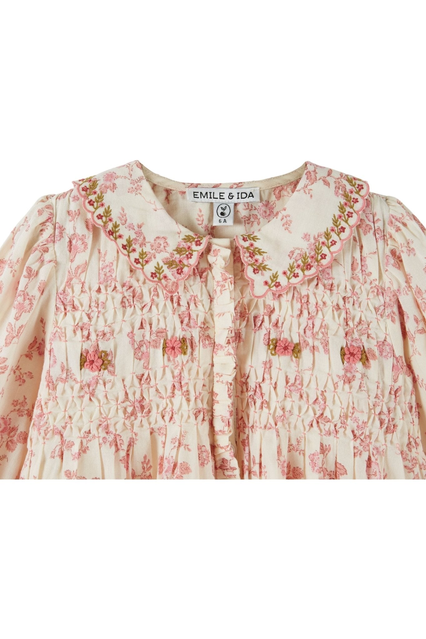 Blouse smockee brodee - Rosalie van Emile et Ida | Kids Conceptstore Le Fanfare