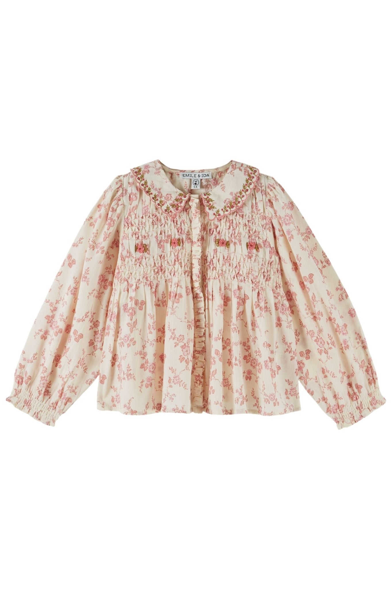 Blouse smockee brodee - Rosalie van Emile et Ida | Kids Conceptstore Le Fanfare