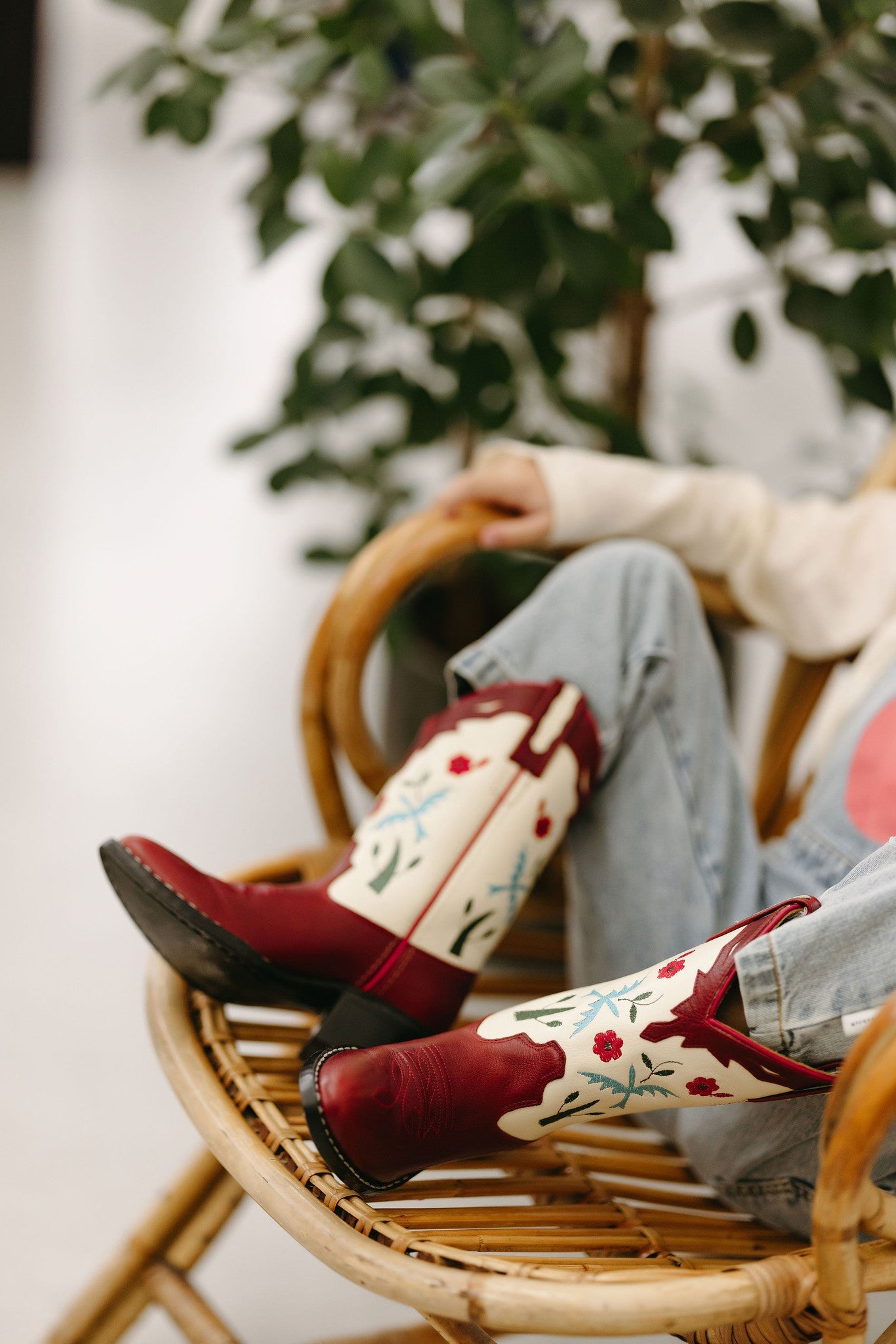 Bluebird Red Cowboyboots van Bootstock | Kids Conceptstore Le Fanfare