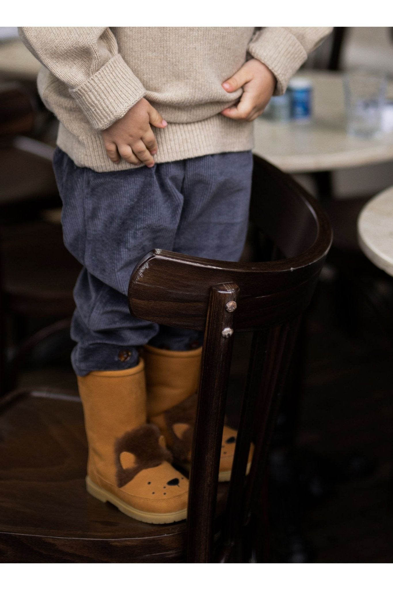 Bo Trousers Anthracite van Donsje Amsterdam | Kids Conceptstore Le Fanfare