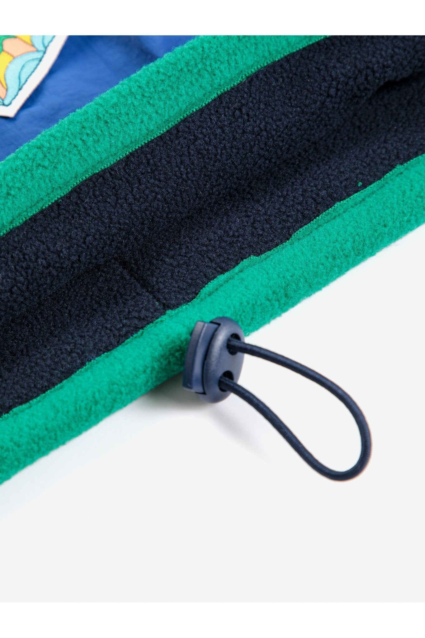 Bobo Choses color block neck warmer - Blue van Bobo Choses | Kids Conceptstore Le Fanfare