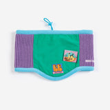 Bobo Choses color block neck warmer - Green van Bobo Choses | Kids Conceptstore Le Fanfare