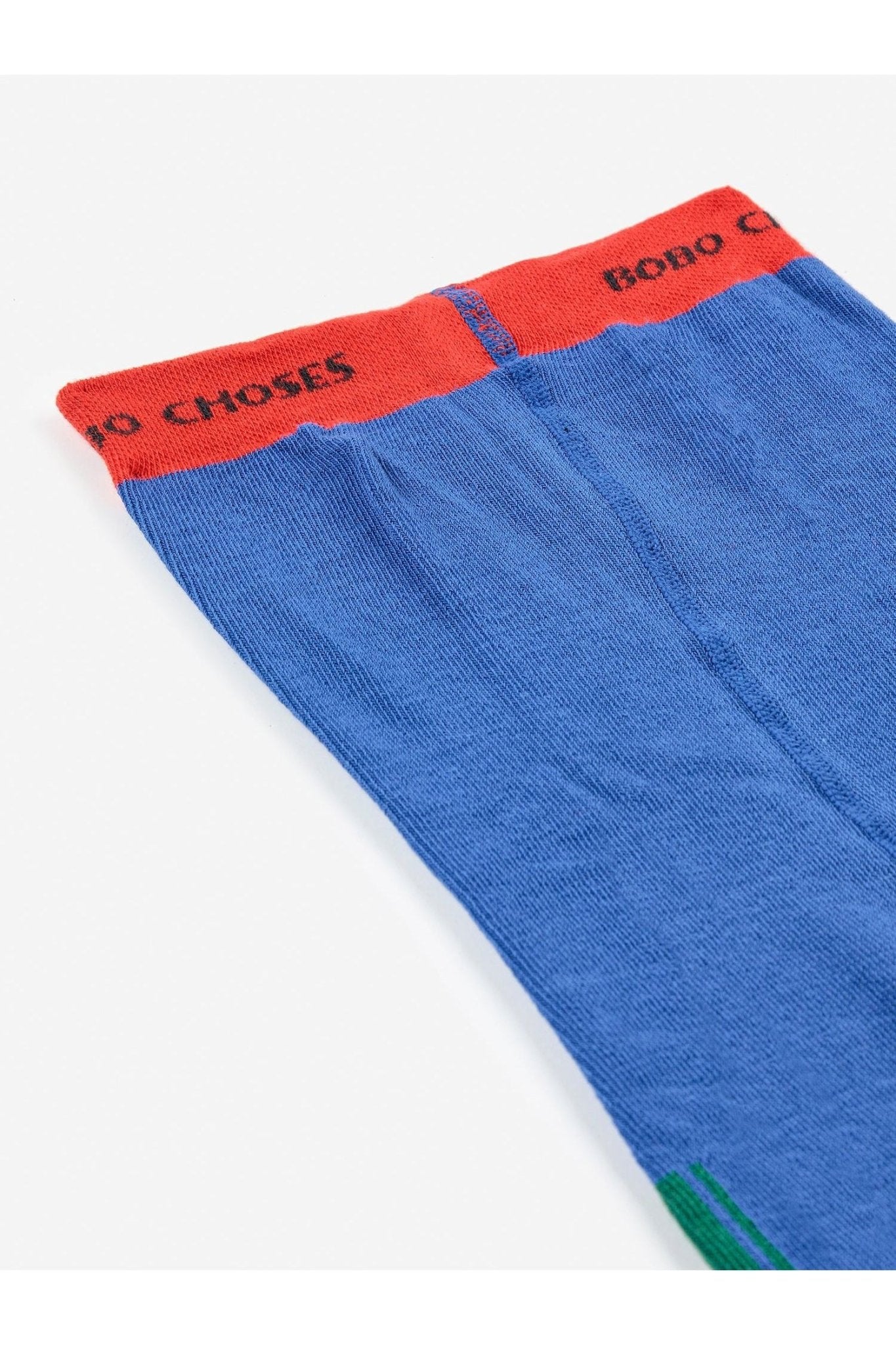 Bobo Choses color block tights Blue van Bobo Choses | Kids Conceptstore Le Fanfare