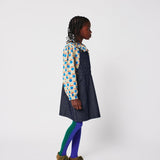 Bobo Choses color block tights Blue van Bobo Choses | Kids Conceptstore Le Fanfare
