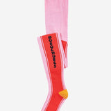 Bobo Choses Color Block Tights - Pink van Bobo Choses | Kids Conceptstore Le Fanfare