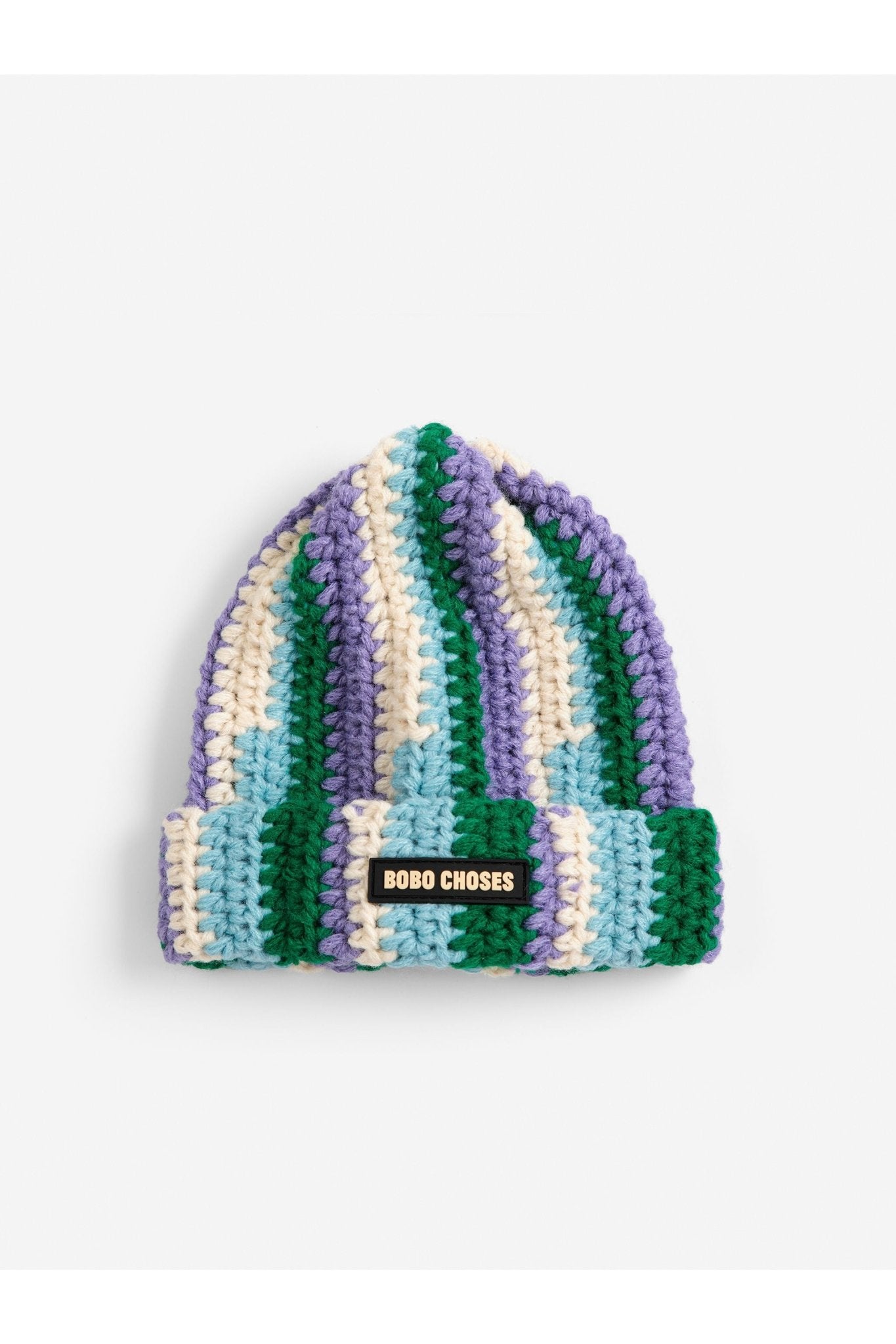 Bobo Choses knitted beanie - Aqua Blue van Bobo Choses | Kids Conceptstore Le Fanfare
