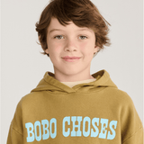 Bobo Choses Pop hoodie - Khaki van Bobo Choses | Kids Conceptstore Le Fanfare