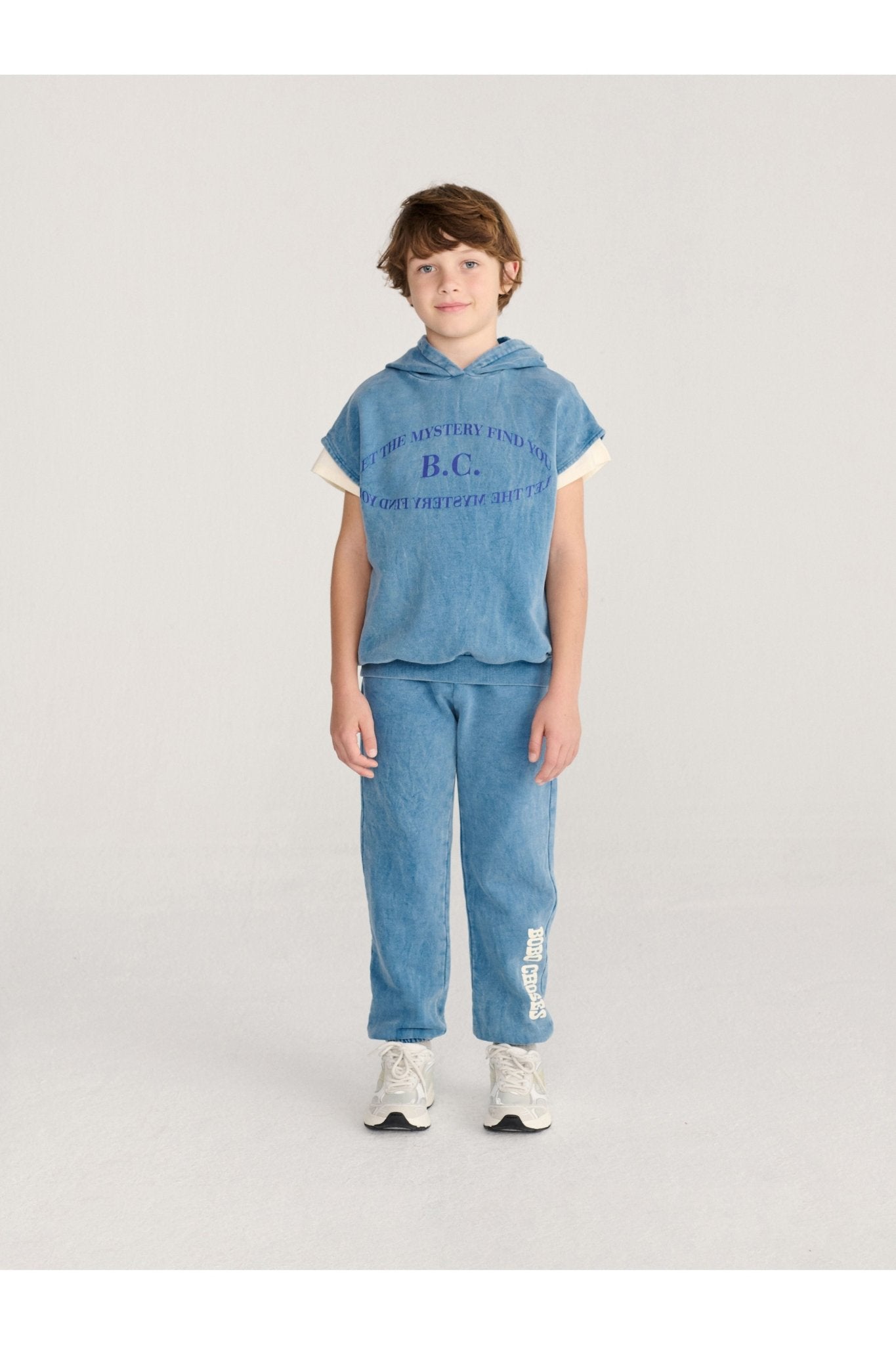 Bobo Choses Pop jogging pants - Blue van Bobo Choses | Kids Conceptstore Le Fanfare