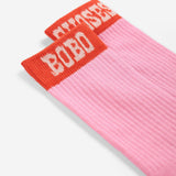 Bobo Choses Pop long socks - Fuchsia van Bobo Choses | Kids Conceptstore Le Fanfare