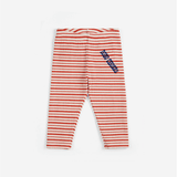 Bobo Choses Pop stripes leggings - Offwhite van Bobo Choses | Kids Conceptstore Le Fanfare