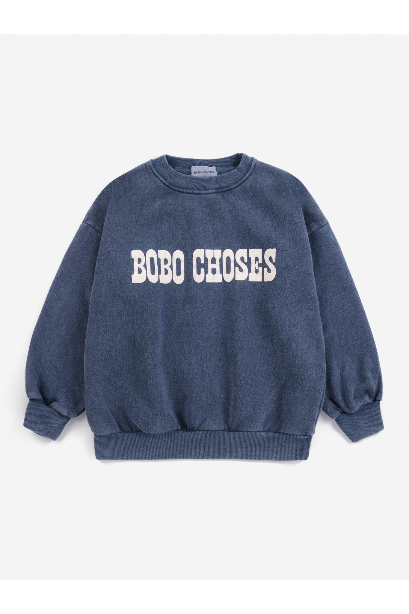 Bobo Choses Pop sweatshirt - Midnight Blue van Bobo Choses | Kids Conceptstore Le Fanfare
