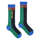 Bobo Choses ski long socks - Midnight Blue van Bobo Choses | Kids Conceptstore Le Fanfare