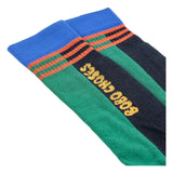 Bobo Choses ski long socks - Midnight Blue van Bobo Choses | Kids Conceptstore Le Fanfare