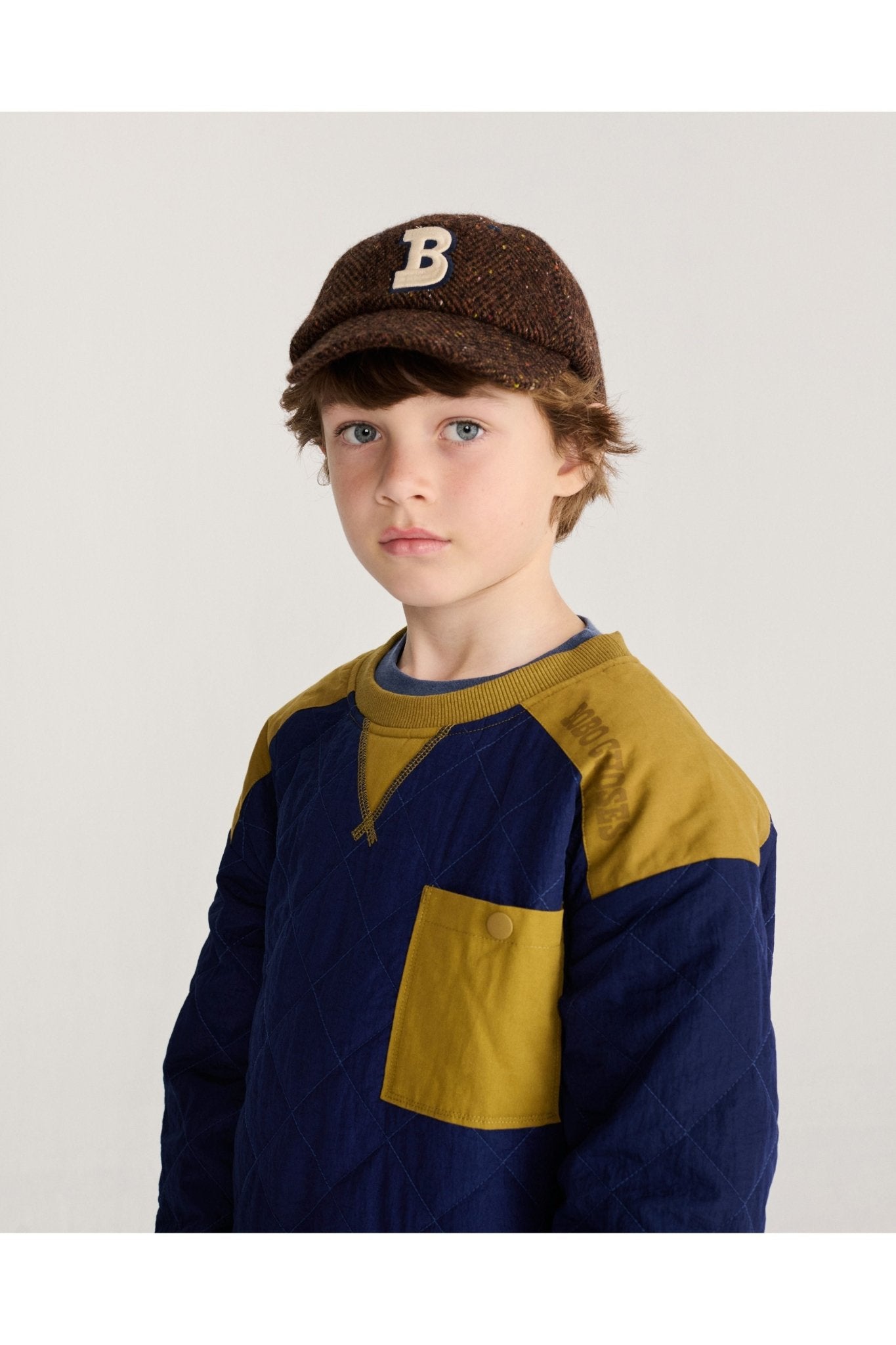 Bobo Choses wool blend cap - Dark Brown van Bobo Choses | Kids Conceptstore Le Fanfare