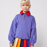 Bobo Color Block Pleated Skirt - Multicolor van Bobo Choses | Kids Conceptstore Le Fanfare