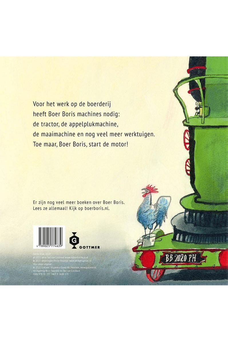 Boer Boris, start de motor! - Ted van Lieshout & Philip Hopman van Gottmer | Kids Conceptstore Le Fanfare