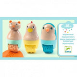 Boetseerklei Stempelrollers - Dieren 3St van Djeco | Kids Conceptstore Le Fanfare
