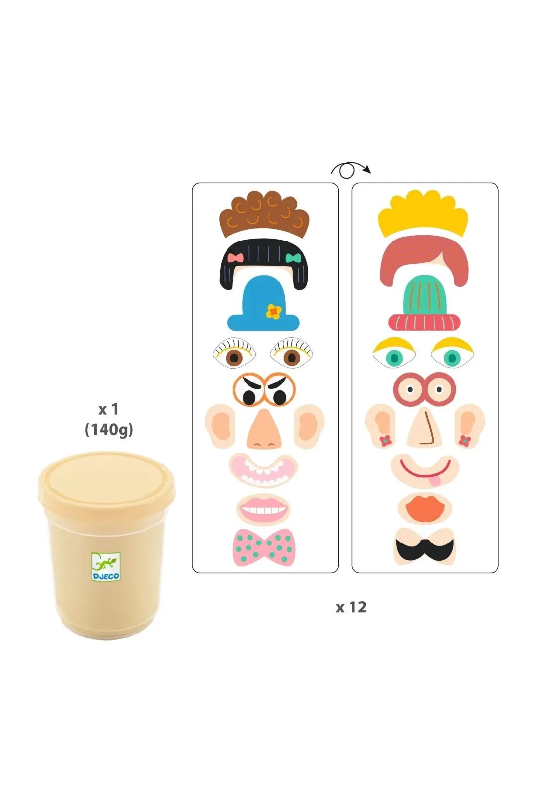 Boetseren - Mijn snuitenklei van Djeco | Kids Conceptstore Le Fanfare