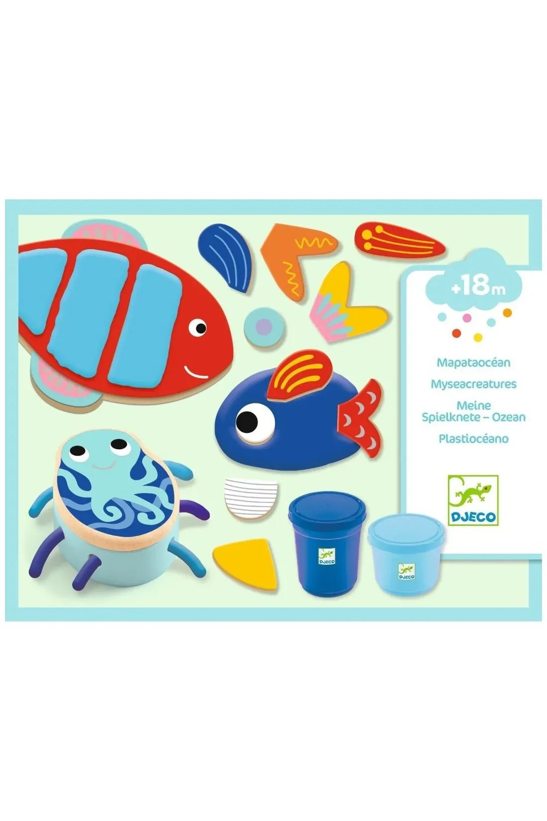 Boetseren - Oceaan speelklei van Djeco | Kids Conceptstore Le Fanfare