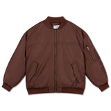 Bomber coat - Pure chocolate van Repose AMS | Kids Conceptstore Le Fanfare