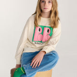 Booo Bo Choses T-shirt - Light Pink van Bobo Choses | Kids Conceptstore Le Fanfare