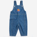Booo Bo Choses Tag denim overall - Midnight Blue van Bobo Choses | Kids Conceptstore Le Fanfare