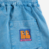 Booo Bo Choses Tag woven pants - Blue van Bobo Choses | Kids Conceptstore Le Fanfare