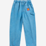 Booo Bo Choses Tag woven pants - Blue van Bobo Choses | Kids Conceptstore Le Fanfare